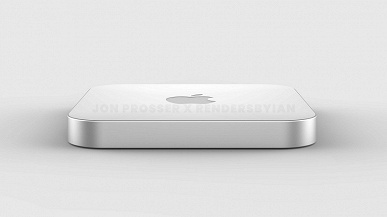 Так может выглядеть мощный Apple Mac&nbsp;mini с крышкой из оргстекла. Появились первые рендеры